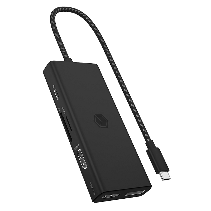 ICY BOX IB-DK4011-CPD, 9 in 1 USB Type-C® Notebook DockingStation