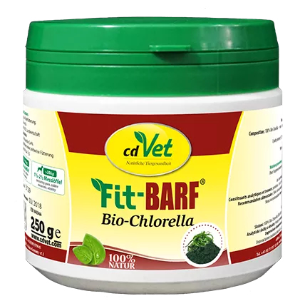 cdVet Fit-BARF Bio-Chlorella 250 g Katze / Hund Puder