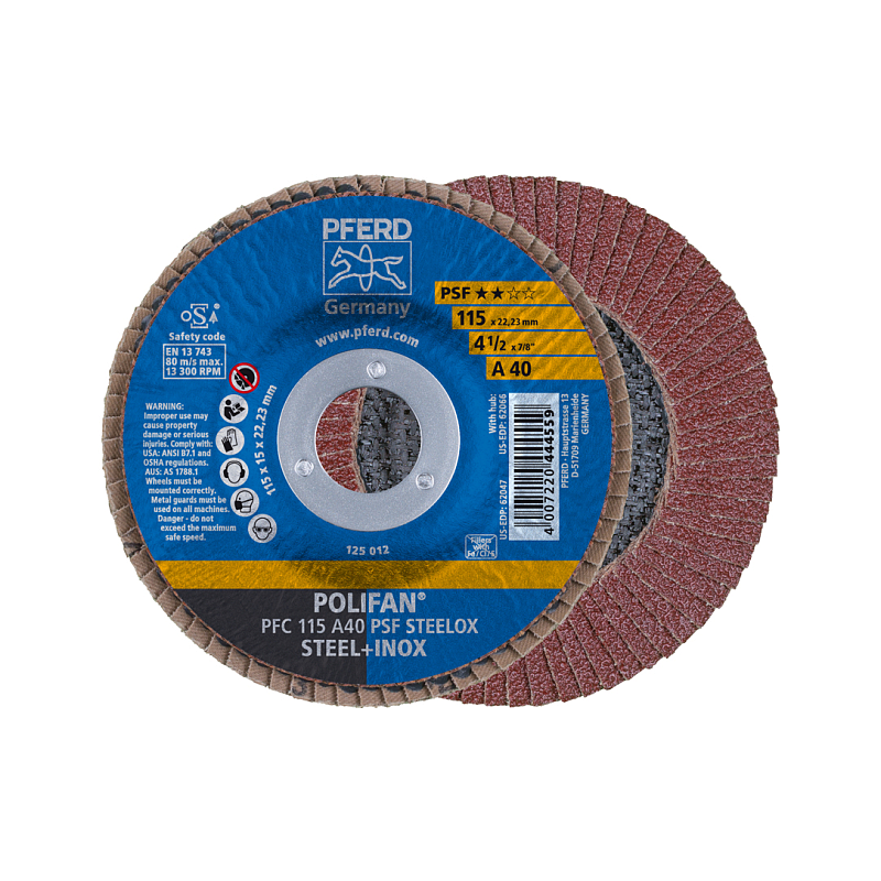 PFERD PFC 115 A 40 PSF STEELOX Rotierendes Schleifwerkzeug Zubehör Metall