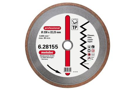 Metabo 628155000 Kreissägeblatt 23 cm 1 Stück(e)