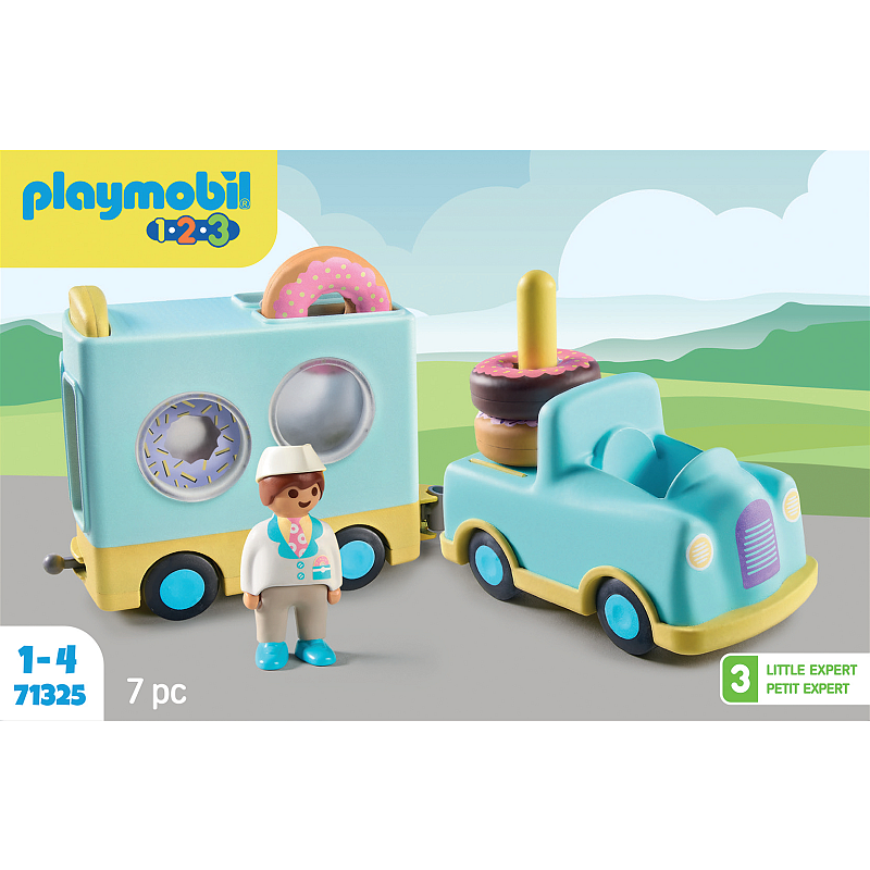 Playmobil 1.2.3 Verrückter Donut Truck