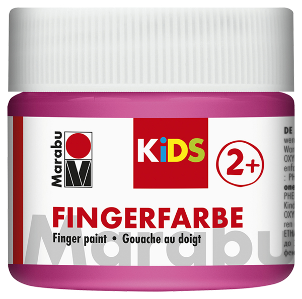 Marabu KiDS Abwaschbare Fingerfarbe Pink
