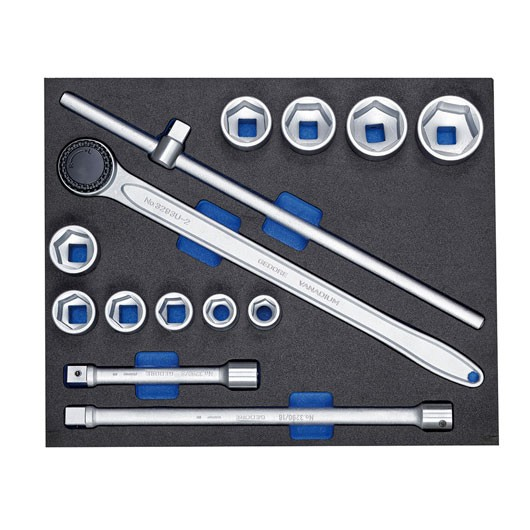 Gedore 2752727 Steckdosen/Steckdosen-Set