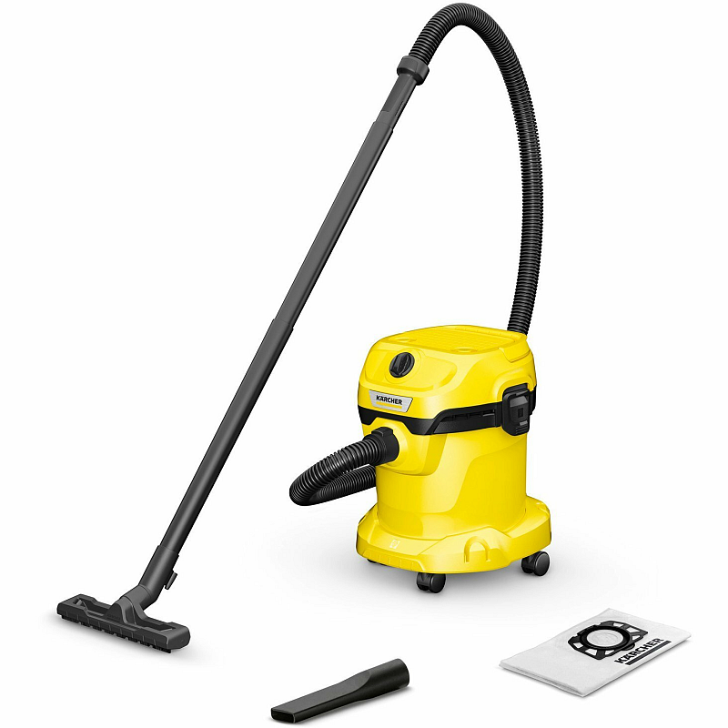 Kärcher WD 2 PLUS 15 l Trommel-Vakuum Trocken&Nass 1000 W Staubbeutel