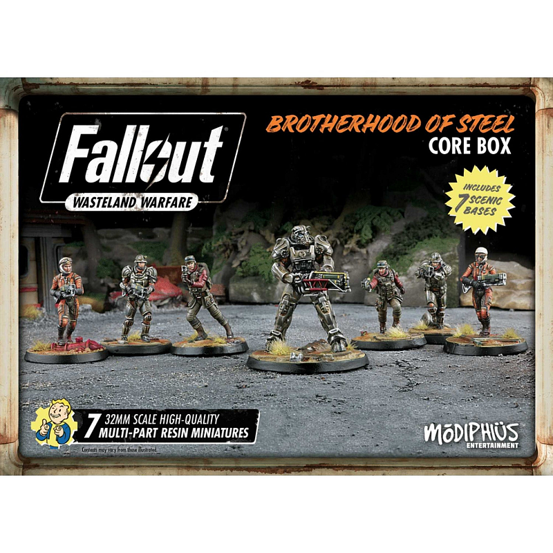 Asmodee Fallout : Wasteland Warfare - Brotherhood of Steel Fallout: Wasteland Warfare - Brotherhood of Steel Brettspiel