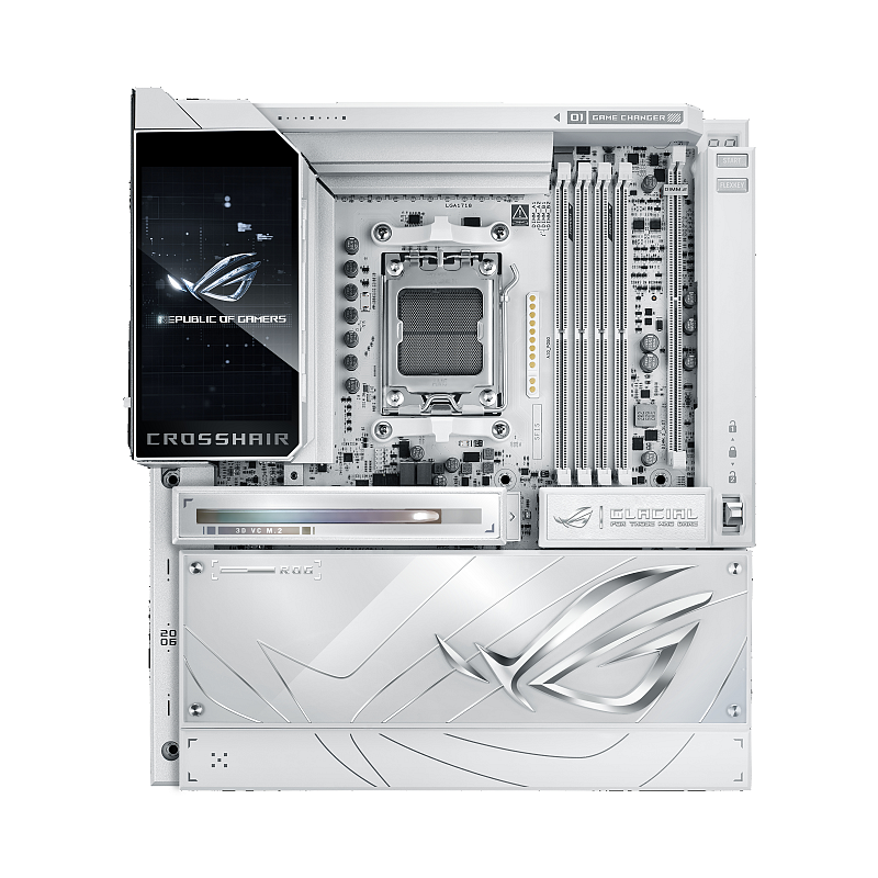ASUS ROG CROSSHAIR X870E GLACIAL AMD X870E Sockel AM5 Erweitertes ATX