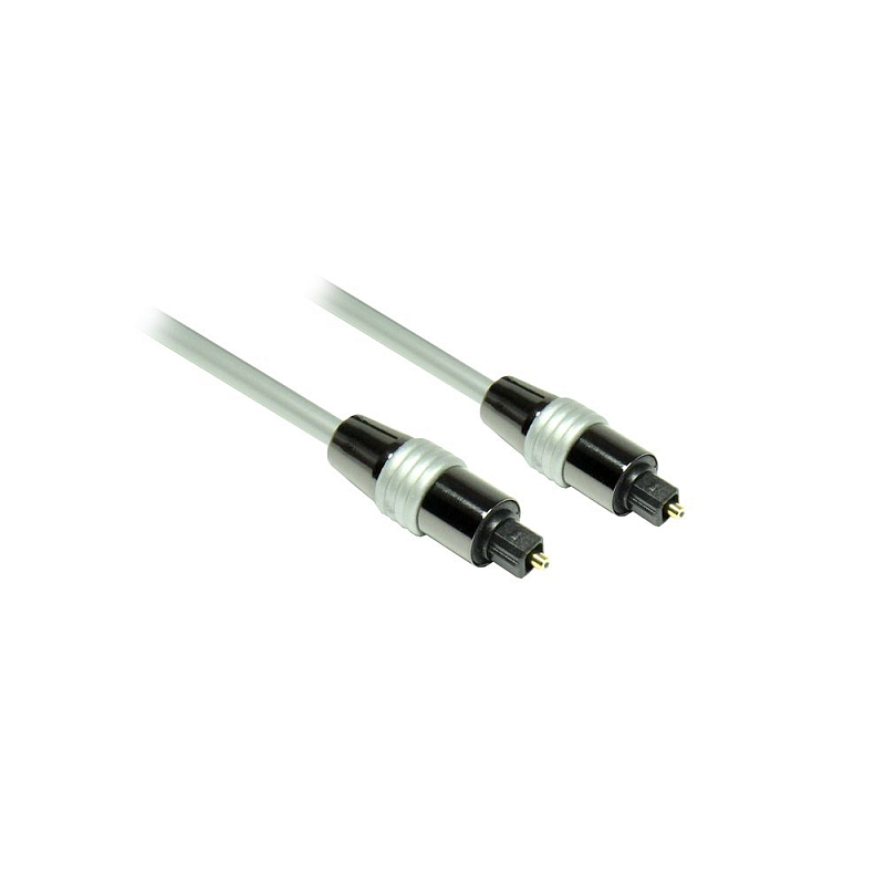Alcasa AOP-4100H Audio-Kabel 10 m Toslink Grau