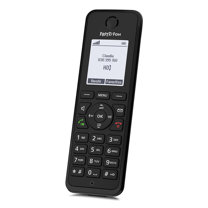 Fon M3 DECT-Telefon Anrufer-Identifikation Schwarz