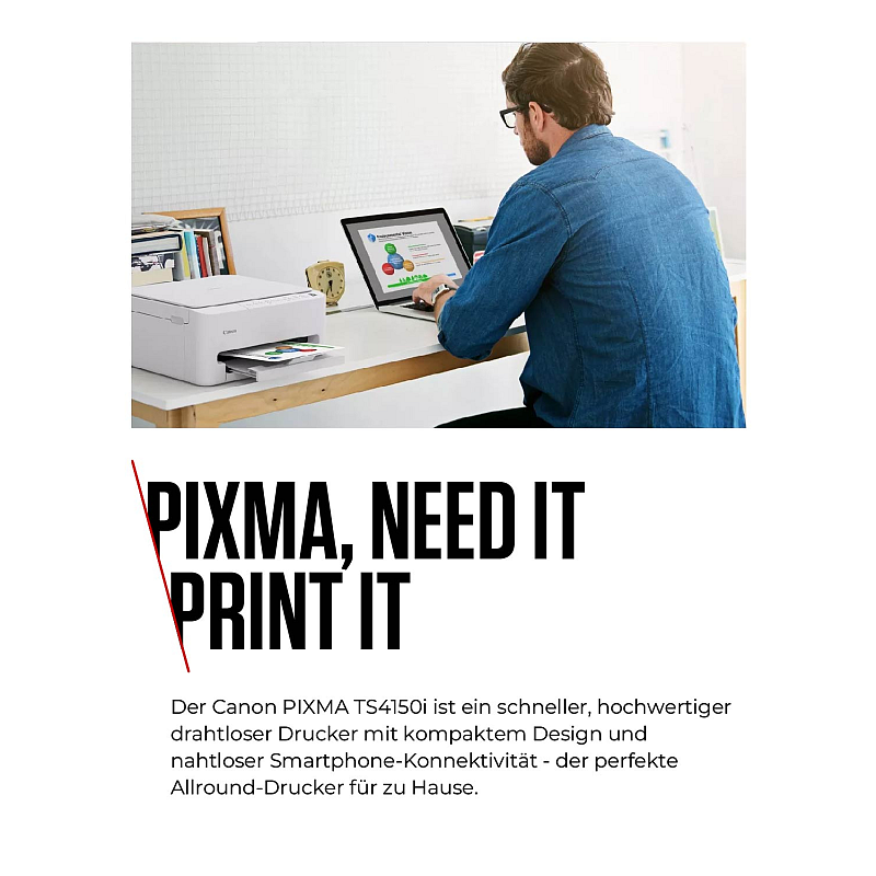 Canon PIXMA TS4150i Tintenstrahl A4 1200 x 1200 DPI WLAN