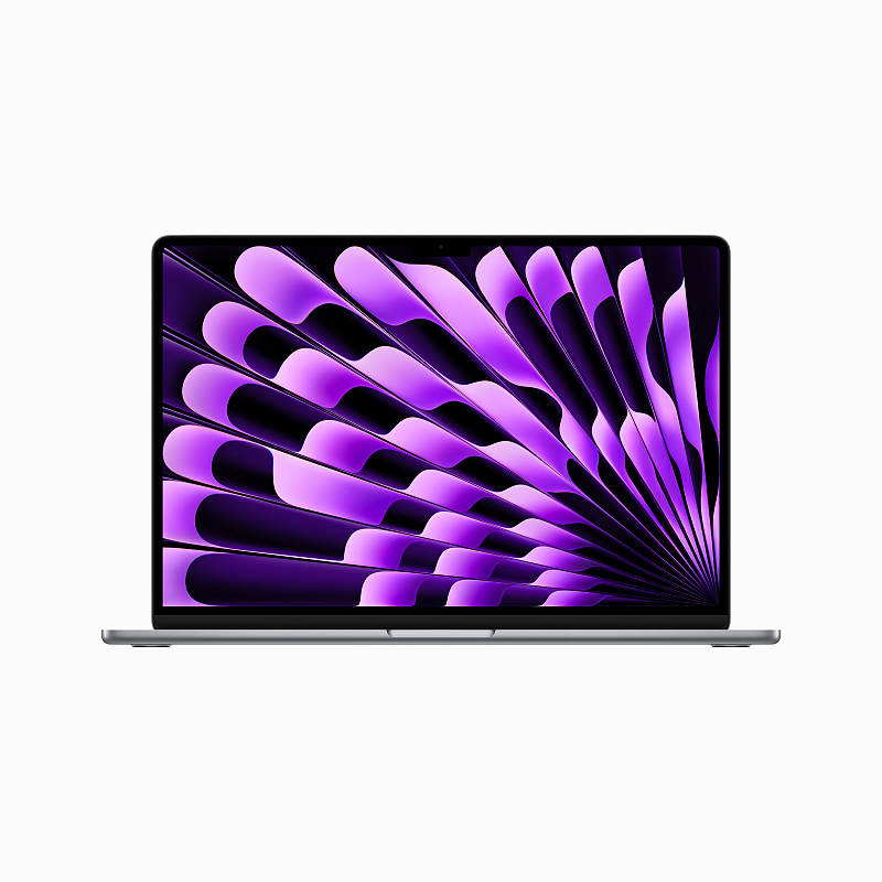 Apple MacBook Air Apple M M2 Laptop 38,9 cm (15.3") 8 GB 256 GB SSD Wi-Fi 6 (802.11ax) macOS Ventura Grau