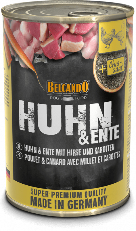 Belcando CHICKEN & DUCK WITH MILLET AND CARROTS Huhn, Ente Adult 800 g