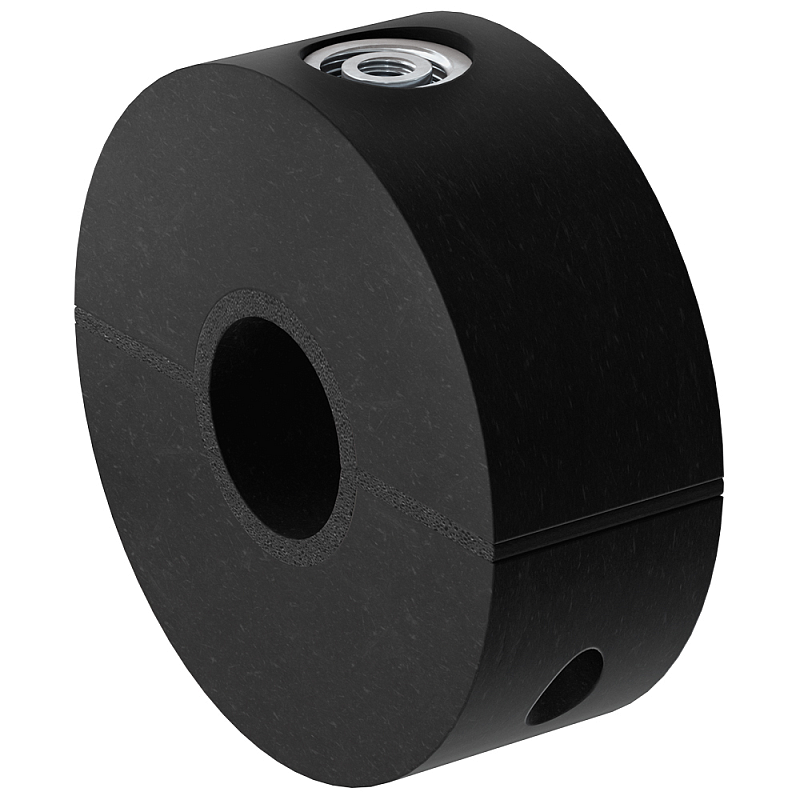 Fischer KFT Rohrschelle 6,03 cm Schwarz
