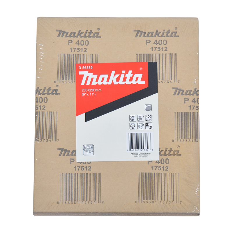 Makita D-56889 Rotierendes Schleifwerkzeug Zubehör Holz Sandpapier