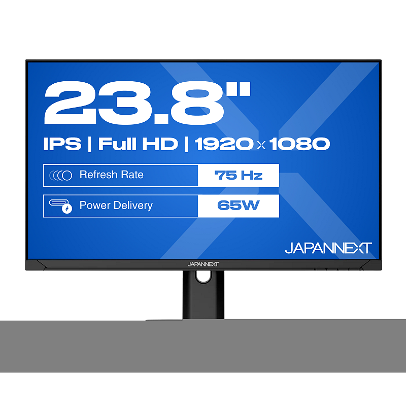 JAPANNEXT JN-IPS238FHDR-C65W-HSP Computerbildschirm 60,5 cm (23.8") 1920 x 1080 Pixel Full HD LED Schwarz