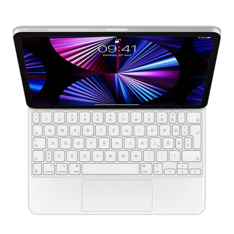 Apple MJQJ3D/A Tastatur für Mobilgeräte QWERTZ Deutsch Weiß