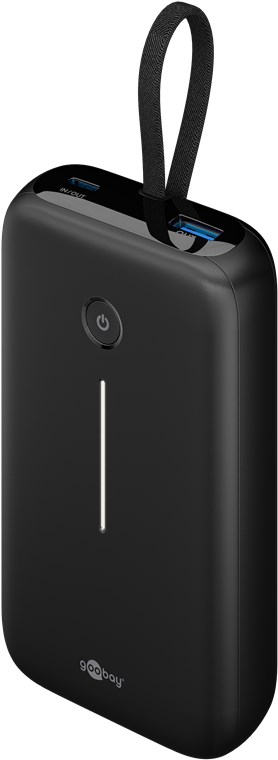 Goobay 76252 Powerbank Lithium Polymer (LiPo) 20000 mAh Schwarz