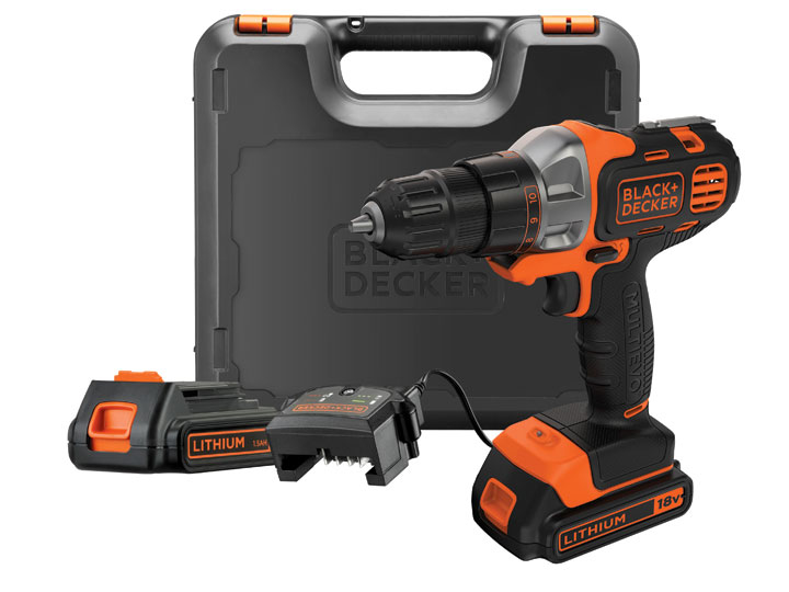 Black & Decker MT218KB Bohrmaschine 800 RPM 1,46 kg Schwarz, Orange