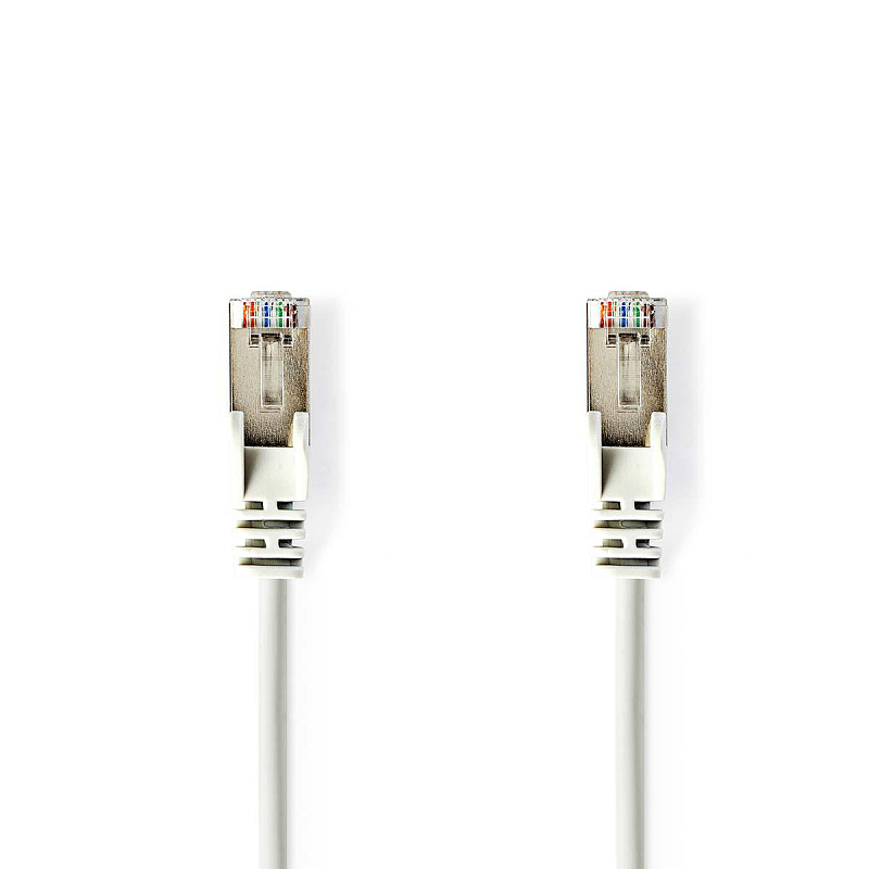 Nedis CCGB85121WT50 Netzwerkkabel Weiß 5 m Cat5e SF/UTP (S-FTP)