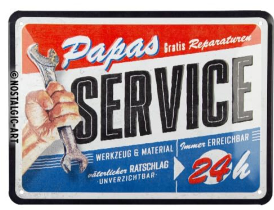 Nostalgic Art 45104970 Dekoratives Schild & Tafel für drinnen Metall Mehrfarbig
