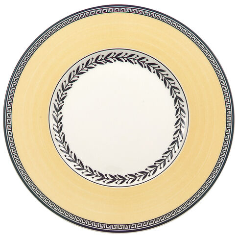 Villeroy & Boch Audun Fleur Bread & butter plate Brot- & Butterplatte Rund Porzellan Grau, Gelb 1 Stück(e)