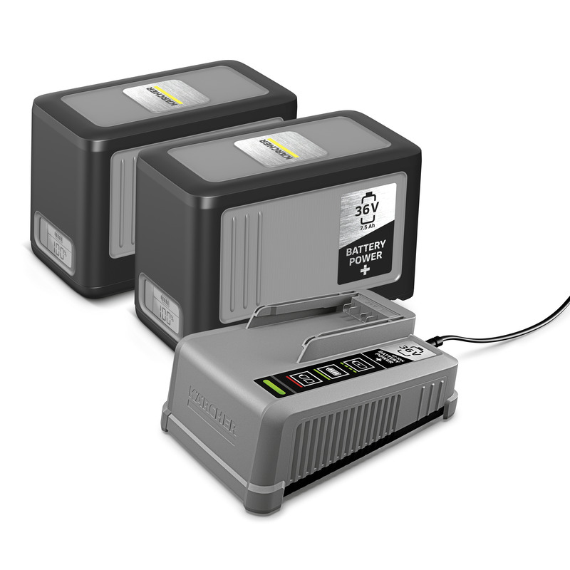 Kärcher 2.445-070.0 Akku/Ladegerät für Elektrowerkzeug Batterie- & Ladegerät-Set