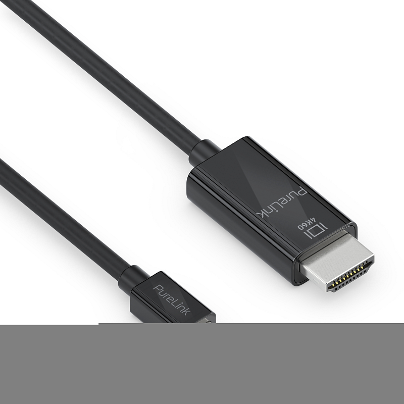 PureLink IS2101-020 Videokabel-Adapter 2 m Mini DisplayPort HDMI Schwarz