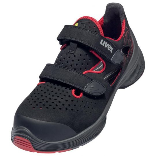 Uvex 68362 Unisex Erwachsener Schwarz, Rot