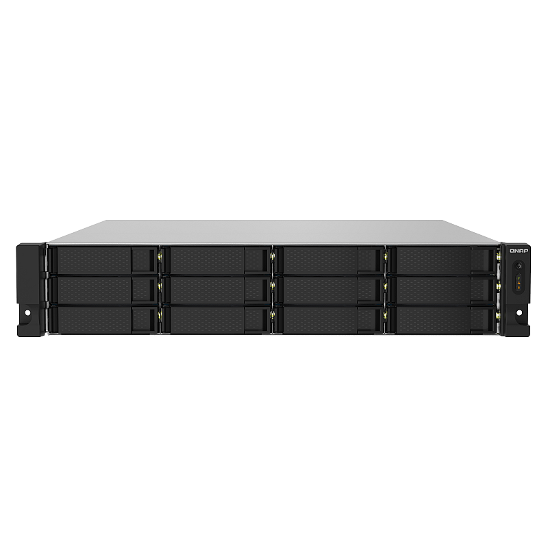 QNAP TS-1232PXU-RP NAS Rack (2U) Annapurna Labs AL324 4 GB DDR4 0 TB QNAP QTS Schwarz