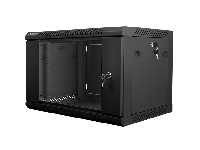 Lanberg WF01-6406-10B Rack 6U Wandmontiertes Regal Schwarz