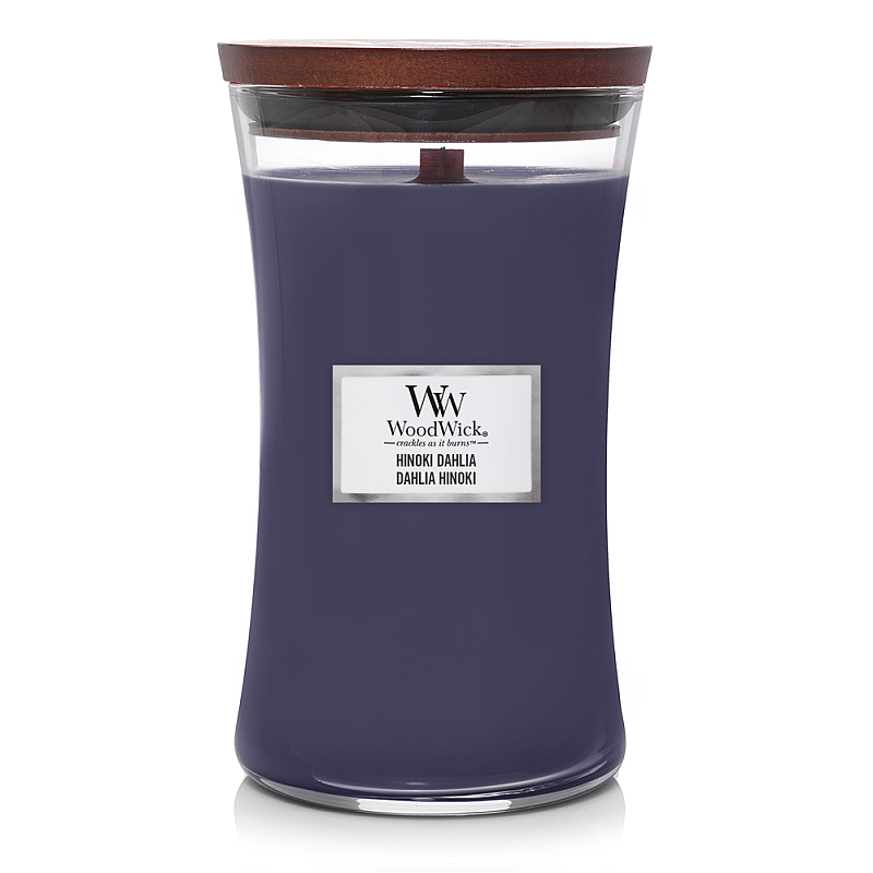 WoodWick Hinoki Dahlia Wachskerze Zylinder Violett 1 Stück(e)