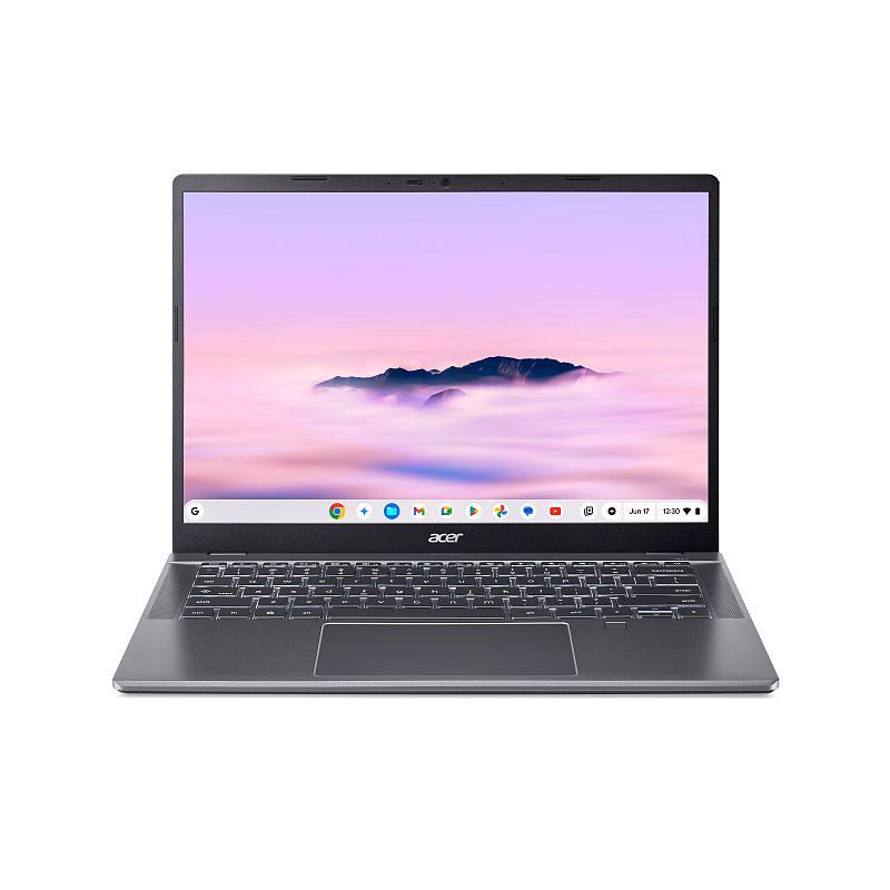 Acer Chromebook Plus 514 CBE594-2L-TCO-54HB Intel Core 5 120U 35,6 cm (14") WUXGA 16 GB LPDDR5x-SDRAM 256 GB SSD Wi-Fi 7 (802.11be) ChromeOS Deutsch Grau
