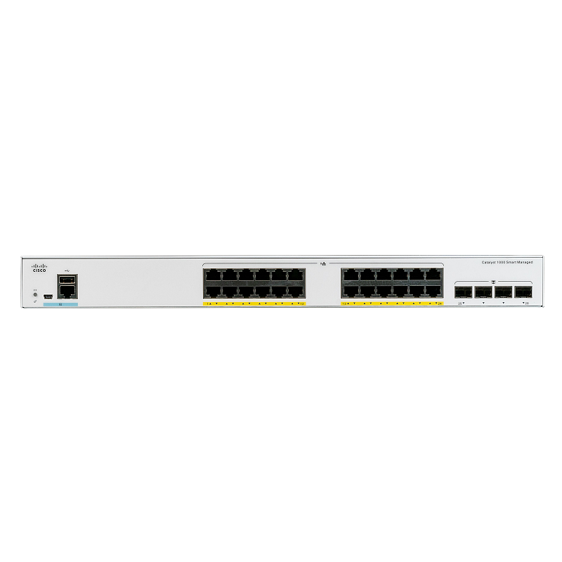 Cisco Catalyst C1000-24P-4G-L Netzwerk-Switch Managed L2 Gigabit Ethernet (10/100/1000) Power over Ethernet (PoE) Grau