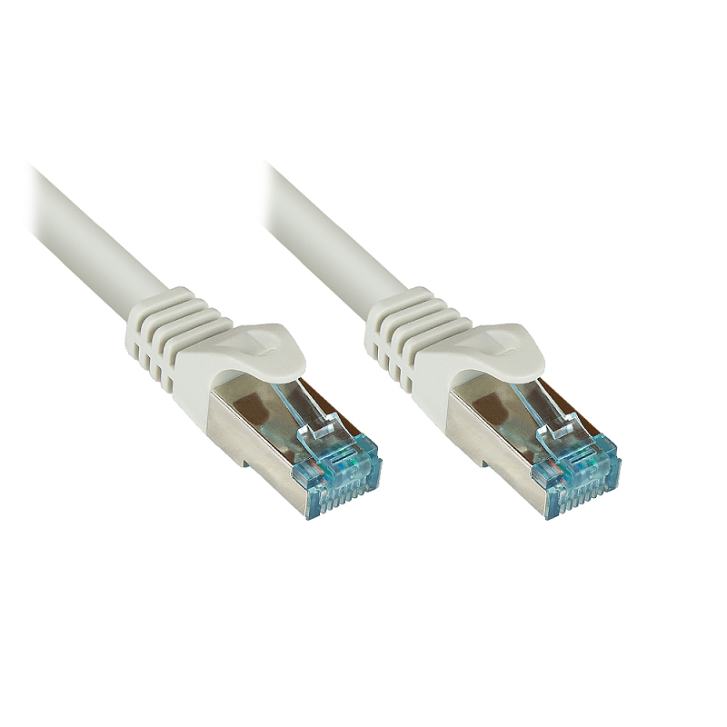 Alcasa 8064-H100 Netzwerkkabel Grau 10 m Cat6a S/FTP (S-STP)