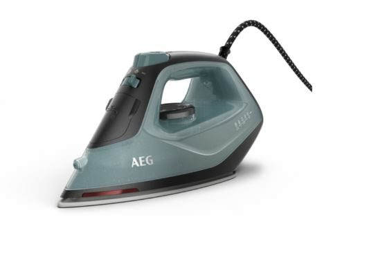 AEG SI5-2-6OG Trocken- & Dampfbügeleisen Keramik-Bügelsohle 2400 W Grün, Grau