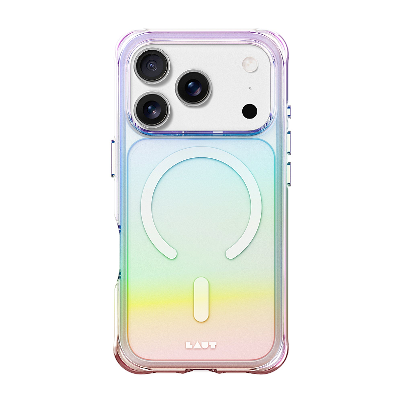 LAUT AERO HOLO Handy-Schutzhülle 16 cm (6.3") Cover Perleffekt, Transparent