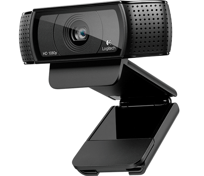 Logitech HD Pro C920 Webcam 1920 x 1080 Pixel USB 2.0 Schwarz