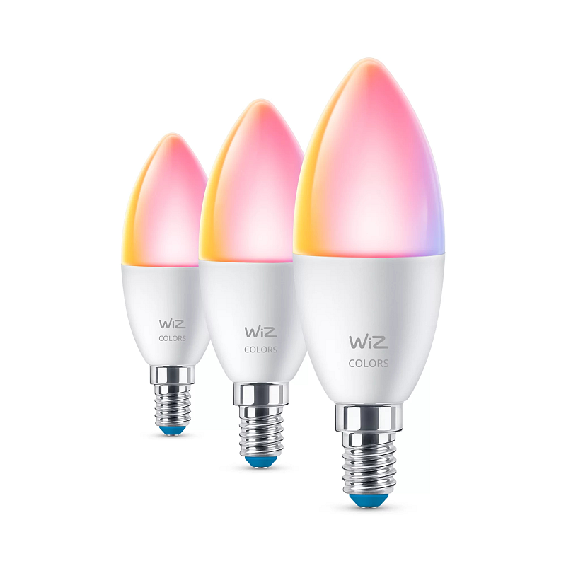 WiZ Kerze 40 W C37 E14 x3
