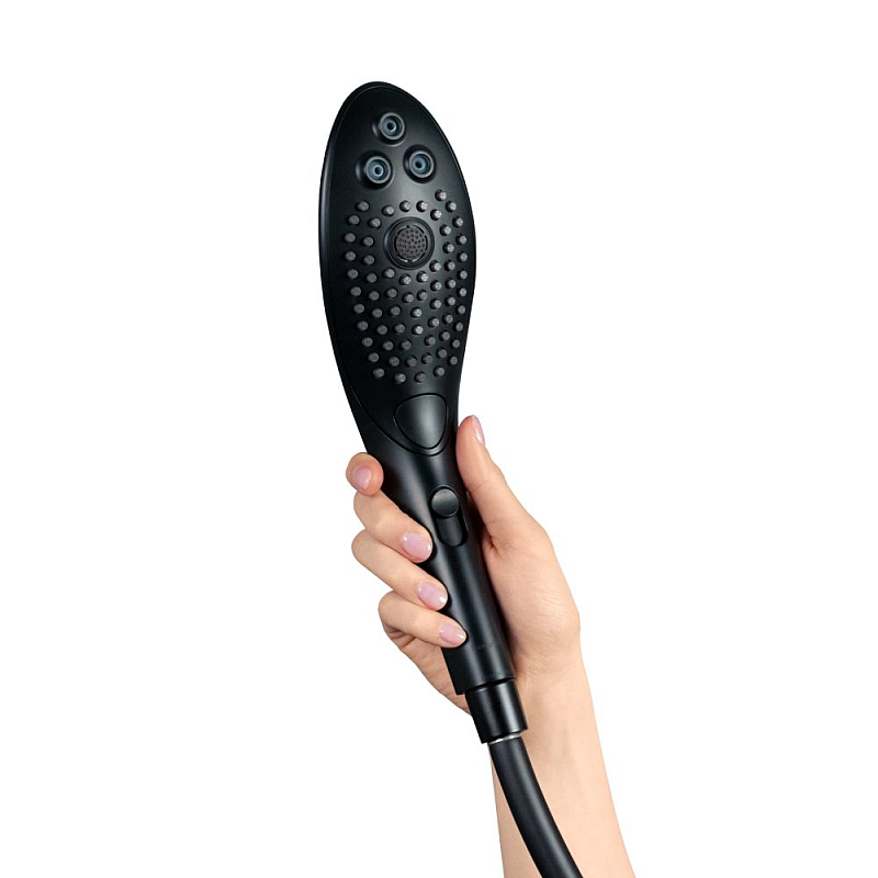 Womanizer Wave Handduschbrause mit Kopf Schwarz