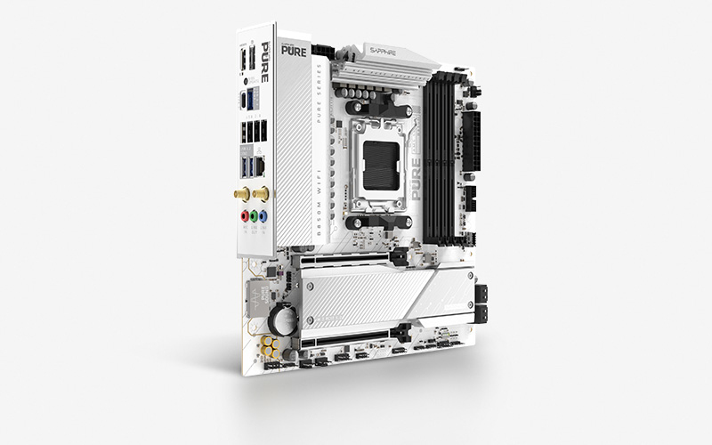 Sapphire N-- PURE B850M WIFI 1xHDMI 1.4 1xDP 1.2 AMD B850 Sockel AM5 micro ATX