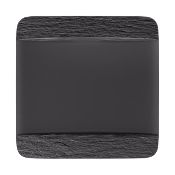 Villeroy & Boch Rock Essteller Quadratisch Porzellan Schwarz 1 Stück(e)