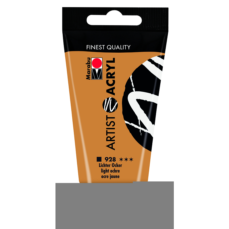 Marabu 12200002928 Acrylfarbe 75 ml Braun Tube