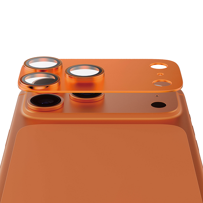 PanzerGlass ® Fender Kameraschutz Cosmic Orange iPhone 17 Pro Max