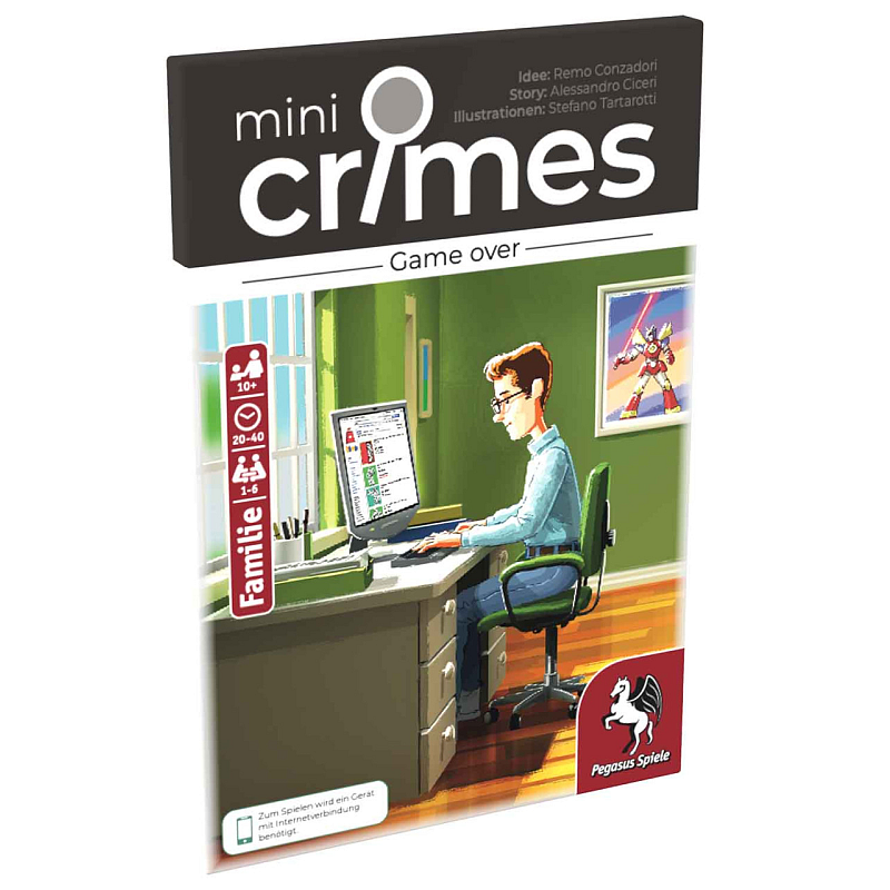 Pegasus MiniCrimes 40 min Kartenspiel Familie