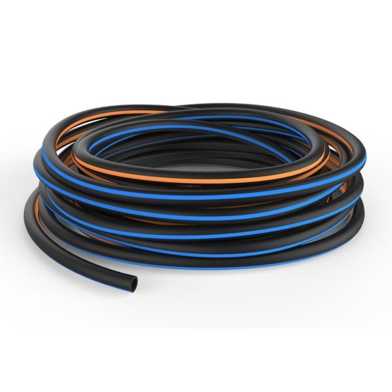 Fiskars 1027102 Gartenschlauch 20 m Über Boden Schwarz, Blau, Orange