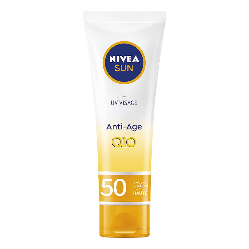NIVEA UV Face Q10 Anti-Age Sun Cream SPF 50 ml Sonnenschutzcreme Gesicht Erwachsene