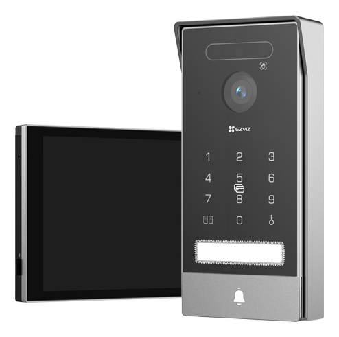 EZVIZ HP7 PRO 4K Video-Zugangssystem 20,3 cm (8") Schwarz, Grau
