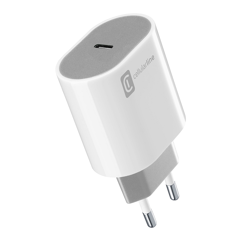 Cellularline USB-C Charger #Stylecolor - Universal Netzladegerät 20W, bunt