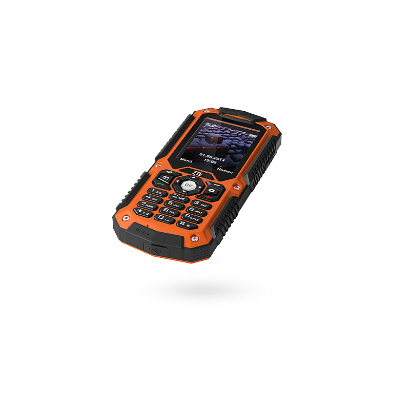 ZTE R28 5,59 cm (2.2") 135 g Schwarz, Orange Funktionstelefon
