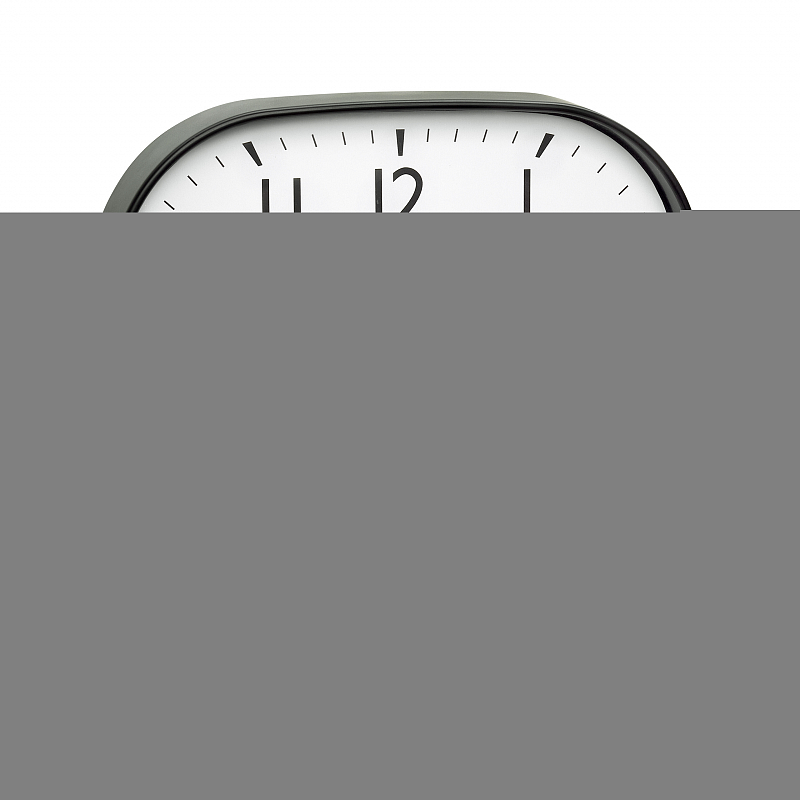 TFA-Dostmann 60.3076.01 Wand- /Tischuhr Quarzuhr Rechteck Schwarz
